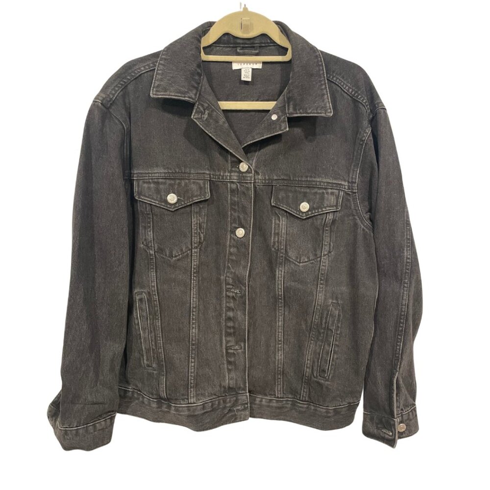 Women's Oversized TopShop Denim Jacket | US8 | Excellent Condition